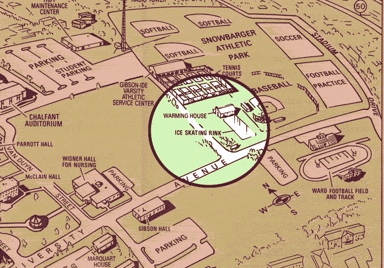 Olivet Nazarene University Campus Map Map